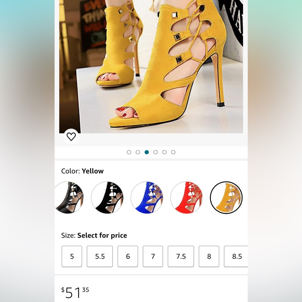 Womens 10.5CM Fish Mouth High Heel Sandals - Picture 2 of 10